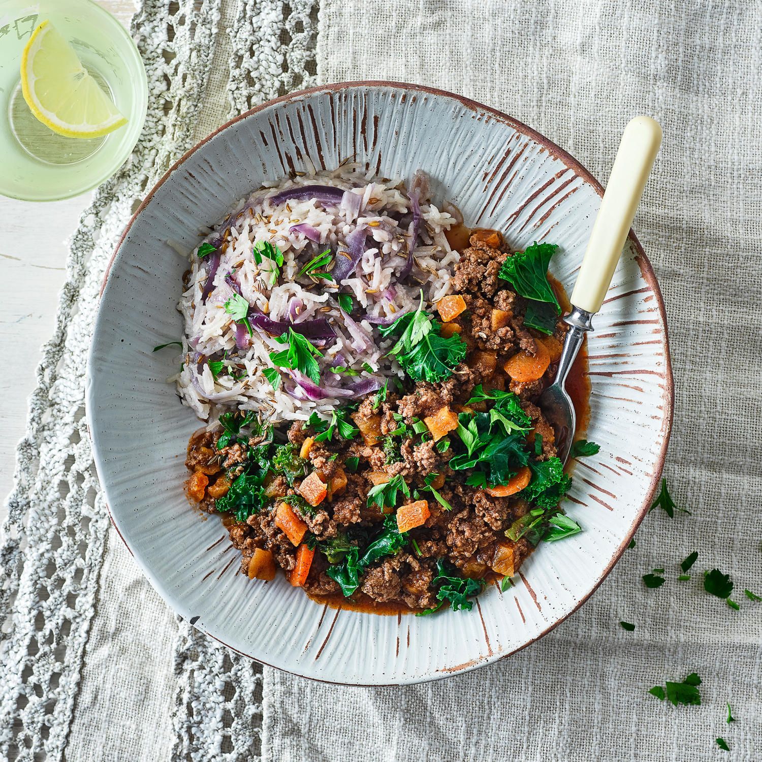 Armenian Lamb With Apricots & Kale